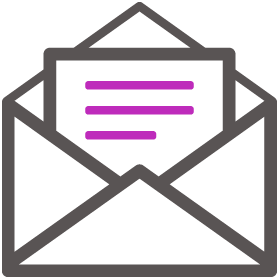 편지 모양 아이콘